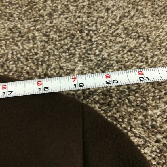 Vintage 1950s Macys Bambergers Overcoat Topcoat Mongolian Cashmere Brown 44R - Picture 12 of 13